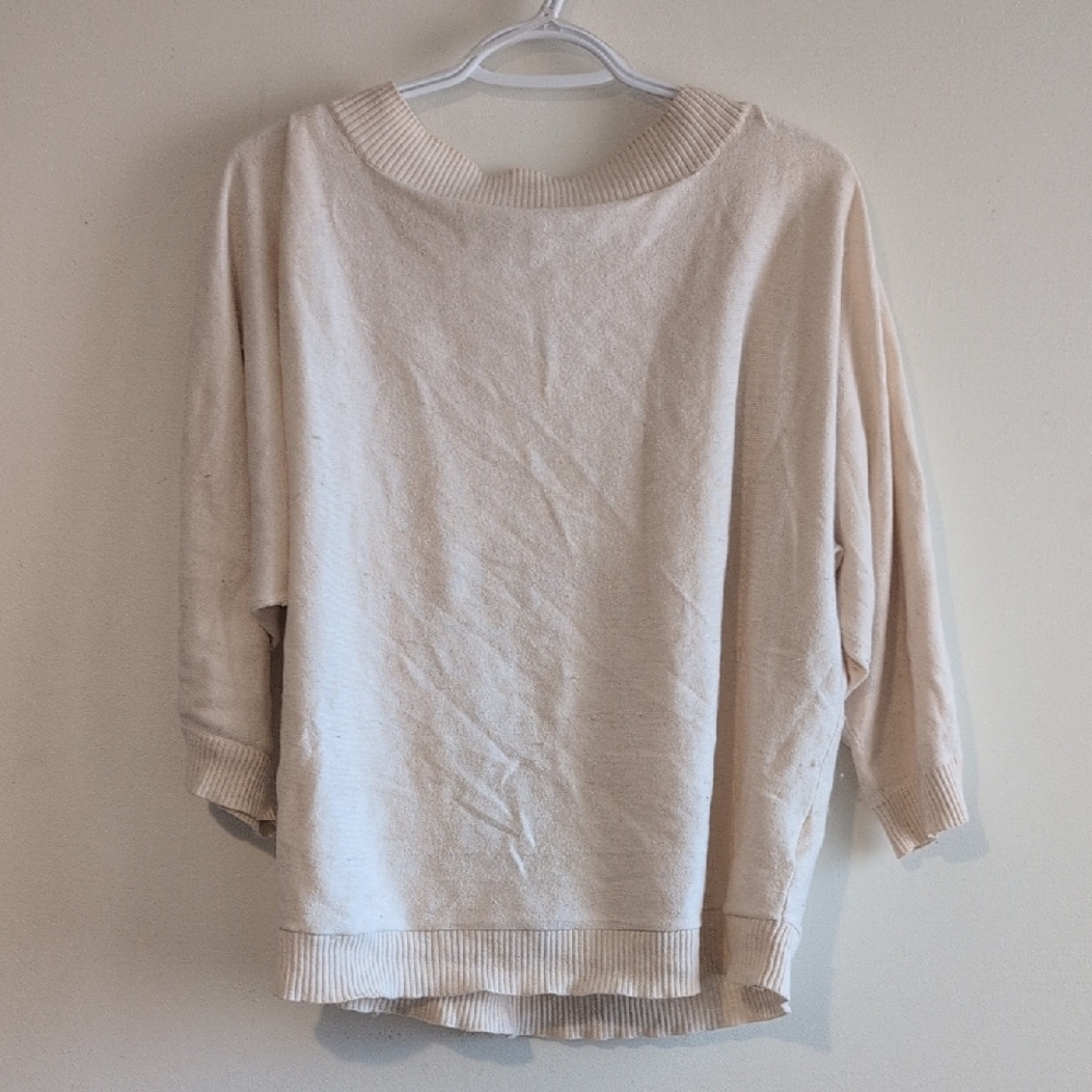 Cream Oversized Sweater